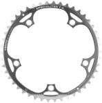 Specialites Ta VENTO 46 fogas lánctányér országúti kerékpárhoz - 5 karos, Ø135, külső, ezüst alumínium 7075, Campagnolo típus, 9-10 sebesség SPECIALITES TA Bicikli alkatrészek Kerékpár alkatrészek Kerékpár lánctányé