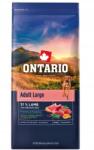 ONTARIO granulátum felnőtt nagytestű bárányos és barna rizzsel 12 kg