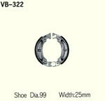 Wesrah Vesrah VB-322 fékpofa Wesrah Futómű és fék alkatrészek Fékpofák (dobfék)