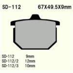 Wesrah VD-112/2 fékbetétek Wesrah Futómű és fék alkatrészek Fékbetétek (tárcsafék)