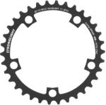 Stronglight CT2 fekete belső lánckerék országúti kerékpárhoz, 5 karos, 34T, 110 mm, SRAM Red-Force 11 sebességhez (külső lánckerékhez: 46-48-49T) STRONGLIGHT Bicikli alkatrészek Kerékpár alkatrészek Kerékpár lánc