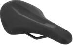 NEWTON JUNIOR VEOLAVYA Fekete nyereg 235x141 mm, fekete acél sínnel NEWTON Bicikli alkatrészek Kerékpár alkatrészek Kerékpár nyergek