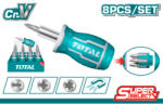 TOTAL Комплект отвертка с битове total, 8 в 1 (tl tacsds0706)