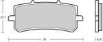 Brembo Racing BREMBO GP4 Z04 Fémes fékbetét - 107A48684 BREMBO RACING Futómű és fék alkatrészek Fékbetétek (tárcsafék)
