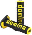 Domino OFF ROAD A360 markolatpár, fekete-sárga (120 mm) Domino Bicikli alkatrészek Kerékpár alkatrészek Kerékpár kormányszalagok és markolatok