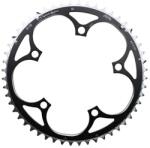 MICHE lánctányér országúti kerékpárhoz, 5 karos, 52T, Ø130, külső, fekete, alumínium, 9-10 sebességes (SHIMANO típus) MICHE Bicikli alkatrészek Kerékpár alkatrészek Kerékpár lánctányérok