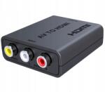 PremiumCord Av kompozit jel és sztereó hang HDMI-re konverter… (8592220018412)