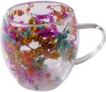CupHup Стъклена термо чаша CupHup Passion Flower, Двойно дъно, Freesia (02-12)