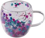 CupHup Стъклена термо чаша CupHup Passion Flower, Двойно дъно, Jade Vine (02-17)
