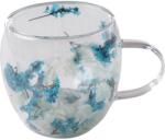 CupHup Стъклена термо чаша CupHup Passion Flower, Двойно дъно, Lisianthus (02-11)