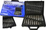 GEKO Fúrókészlet Hss Fémfúrók 170 Db 1-10MM