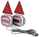Kamar Set lampi stop remorca, LED, efect neon, 7.5m, 7 pini, tripla L2412 (L2412-Z)
