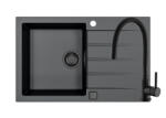 Alveus Pachet Cadit 20 si baterie Flexa All Black (3010544) Chiuveta