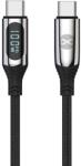 Forever LCD кабел USB-C - USB-C, 100W, 1.0 м, черен - Forever