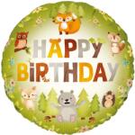 PartyPal Fólia Lufi Happy Birthday Erdei Barátok 45CM