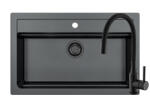 Alveus Pachet Atrox 40 si baterie Flexa All Black (3010500) Chiuveta