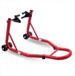  Motorkerékpár állvány, motortartó, piros, acél, 250 kg teherbírás, állítható (5907131813026)