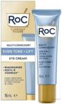 RoC Multi Correxion Even Tone + Lift Eye Cream изглаждащ и изсветляващ крем за околоочна зона против бръчки и тъмни кръгове за жени 15 мл