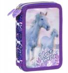 BackUP Töltött tolltartó, 2 rekeszes, lovas mintával, 25 részes Derform (PWDKO25)