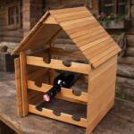 ATELIER 49 Suport sticle vin, din lemn, pentru 8 sticle, 45x36x30cm (ATE49-ART-137431) Suport sticla vin