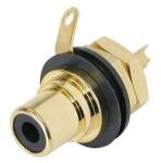 REAN Adaptor Jack fono, contacte placate cu aur NYS367-0 (NYS367-0)