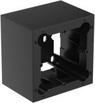 AUDAC Cutie de perete cu montare la suprafață - panou de perete de 80 x 80 mm - NEGRU (WB200B)