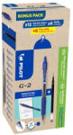 Pilot Zseléstoll, 0, 32 mm, nyomógombos "G-2, Bonus Pack", kék + betét