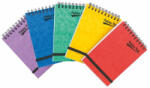 Pukka Pad Jegyzetfüzet, 202x127 mm, vonalas, 150 lap "Pressbooard", vegyes színek