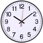 Office Products Falióra, 34 cm, fekete keret