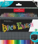 Faber-Castell Színes ceruza készlet, háromszögletű "Black Edition", 100 különböző szín