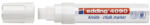 edding Krétamarker, 4-15 mm, vágott "4090", fehér (TED4090F)