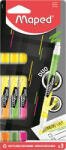 Maped Szövegkiemelő készlet, 1-5 mm, kétvégű "Fluo Peps Duo", vegyes színek