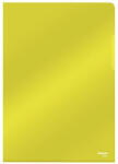 Esselte Genotherm, "L", A4, 150 mikron, víztiszta felület "Luxus", sárga