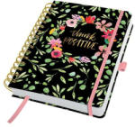 Sigel Naptár, A5, heti, dátumozatlan, kemény borító "Jolie", Flower Love