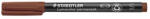 STAEDTLER Alkoholos marker, OHP, 0, 4 mm "Lumocolor® 313 S", barna (TS3137)