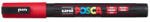 uni Dekormarker, 0, 9-1, 3 mm "Posca PC-3M", piros (TUPC3MP)