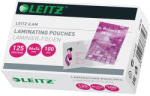 Leitz Meleglamináló fólia, 125 mikron, 54x86 mm, fényes "iLam