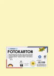 FOLIA Dekorkarton, A4, 300 g, 50 lap, szalmasárga (FL6145011)