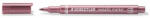 STAEDTLER Dekormarker, 1-2 mm, kúpos "8323", metálpiros (TS8323232)