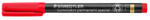 STAEDTLER Alkoholos marker, 0, 6 mm "Lumocolor® special 319 F", piros (TS319FP1)