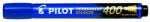 Pilot Alkoholos marker, 1, 5-4 mm, vágott "Permanent Marker 400", kék (PPM400K)