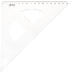 KOH-I-NOOR Háromszög vonalzó, műanyag, 45 °