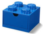 LEGO Tárolódoboz íróasztalra, fiókos "Brick 2x2", kék