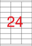 APLI Etikett, univerzális, 70x33, 8 mm, 2400 etikett/csomag (LCA1293)