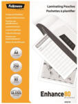 Fellowes Meleglamináló fólia, 80 mikron, A4, fényes, 250 db (IFW53129)