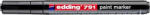 edding Lakkmarker, 1-2 mm "791", fekete (TED791FK)
