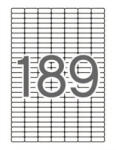 APLI Etikett, univerzális, kerekített sarkú, 25, 4x10 mm, 1890 etikett/csomag (LCA12927)