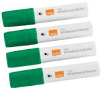 Nobo Táblamarker, vágott hegyű, 10 mm "Glide", zöld