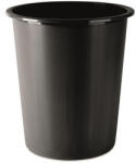 DONAU Papírkosár, 14 liter, fekete