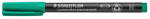 STAEDTLER Alkoholos marker, OHP, 1 mm "Lumocolor® 317 M", zöld (TS3175)